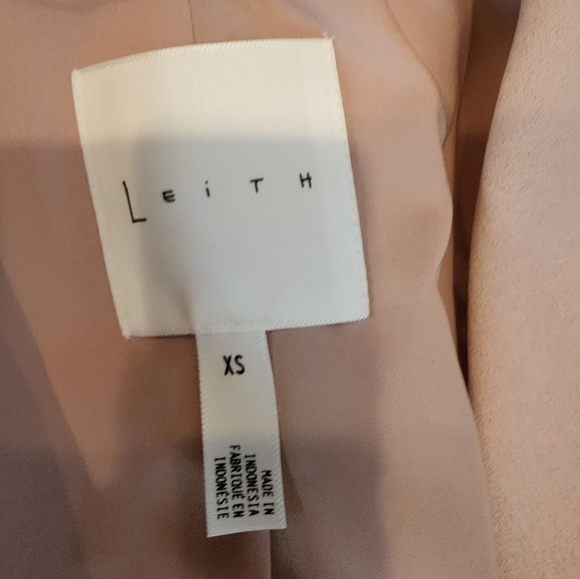 Leith sleeveless cardigan duster vest. Blush pink.  Size xs - Picture 2 of 14